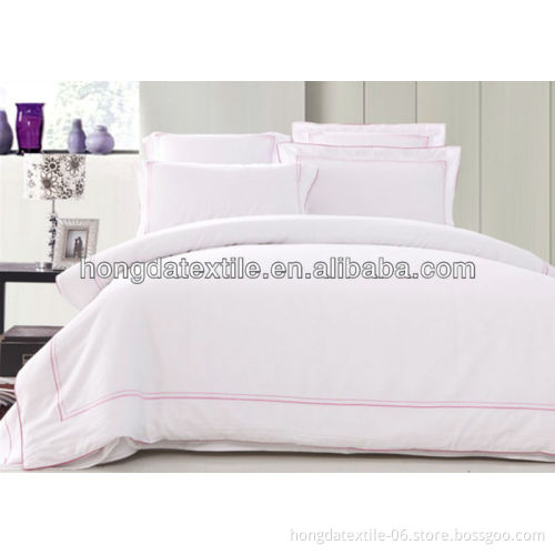 Eco-friendly 500TC queen size duvet cover with zipper
